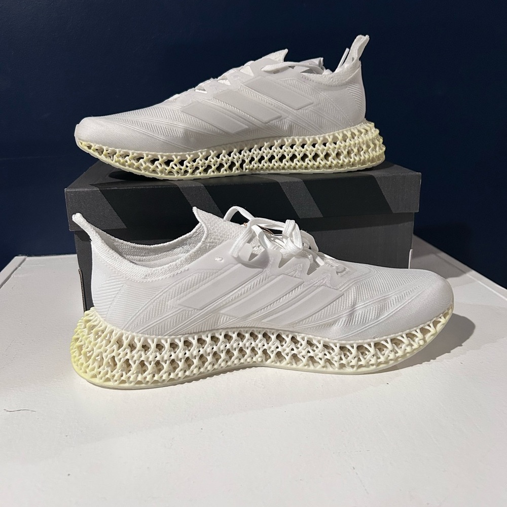 Adidas Women's White 4DFWD Running Shoes - Picture 2 of 6